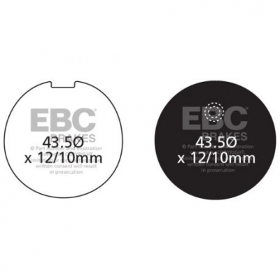 EBC Спирачни накладки Organic FA039