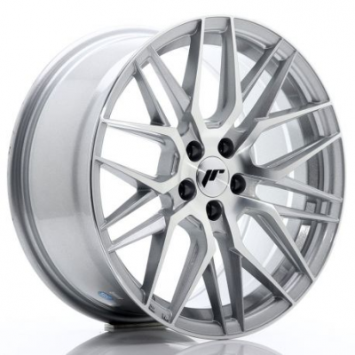 JR Wheels JR28 17x8 ET35 5x100 Silver Machined