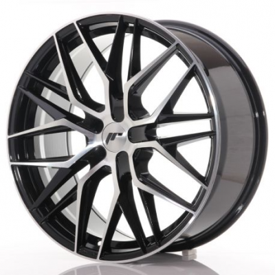 Japan Racing JR28 21x9 ET15-45 5H Blank Black Mach