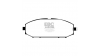 Предни спирачни накладки EBC Yellowstuff Street + Track DP41280R