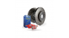 Преден комплект EBC PD12KF030 - Спирачни дискове Turbo Grooved + накладки Redstuff Ceramic