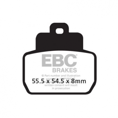 EBC Спирачни накладки SFA425HH