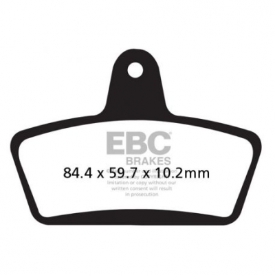 EBC Спирачни накладки Organic FA216/2