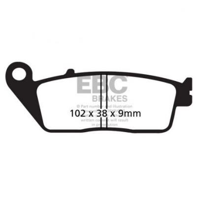 EBC Спирачни накладки Sintered SFA142HH