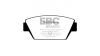 Задни спирачни накладки EBC Yellowstuff Street + Track DP4576R
