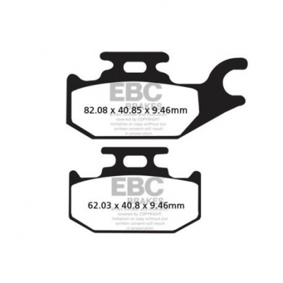 EBC Спирачни накладки Organic FA307TT