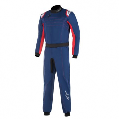 FIA Race suit ALPINESTARS KMX-9 V2 Blue/Red/White