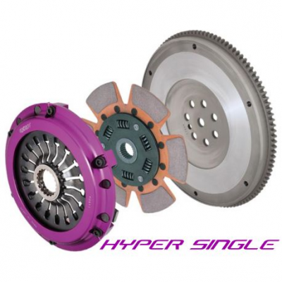 Комплект за съединител Exedy Racing Hyper Single Cerametallic, Sprung