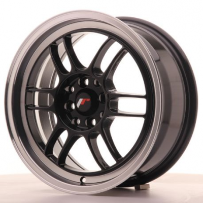 Japan Racing JR7 16x7 ET38 4x100/114 Gloss Black