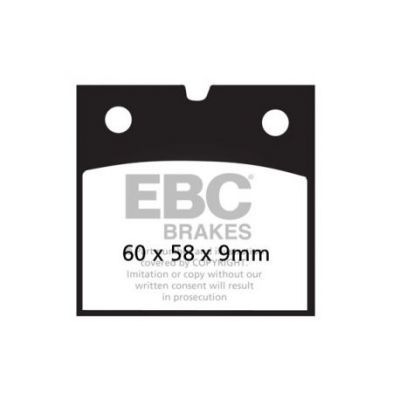EBC Спирачни накладки Semi-Sintered FA077V