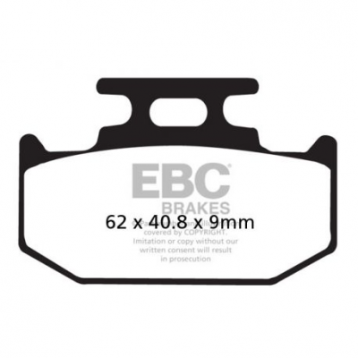 EBC Спирачни накладки Organic FA152TT