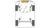 Powerflex Тампон за преден носач предна страна 30мм с регулиране на камбер Skoda Roomster (2006 - 2008)