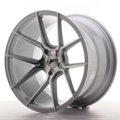 Japan Racing JR30 19x11 ET15-40 5H Blank Silver Ma