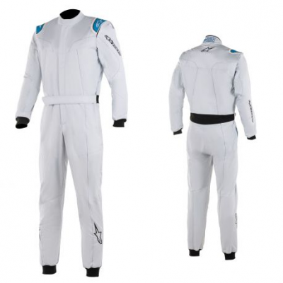 SFI Race suit ALPINESTARS Stratos Silver/Blue