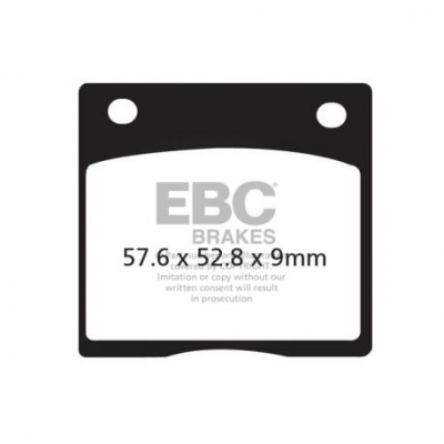 EBC Спирачни накладки Semi-Sintered FA036V