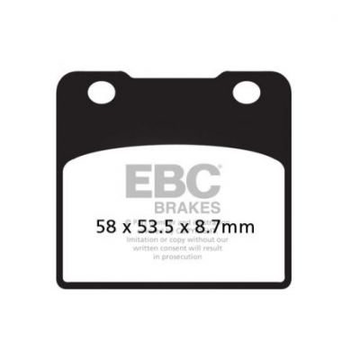 EBC Спирачни накладки Organic FA103