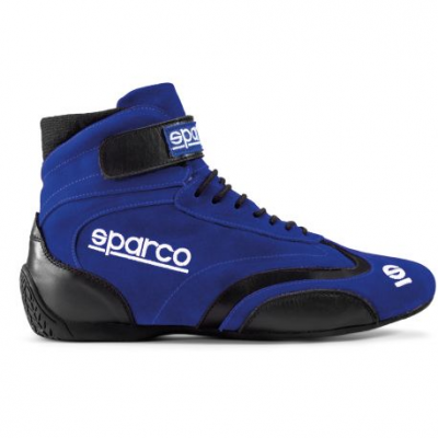 Състезателен обувки Sparco TOP с FIA удобрение, сини