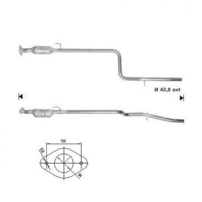 Magnaflow катализатор за FIAT