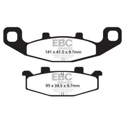 EBC Спирачни накладки Sintered FA129HH