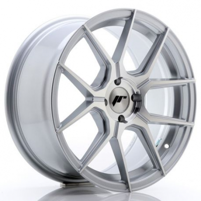 JR Wheels JR30 17x8 ET40 4x100 Silver Machined