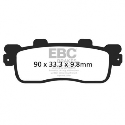 EBC Спирачни накладки SFAC498