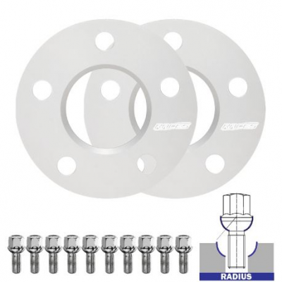 Комплект от 2бр фланци (дистанционни) за BMW Alpina B6 F06/F12/F13 - 5mm, 5x120, 72,6