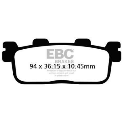 EBC Спирачни накладки SFA607HH