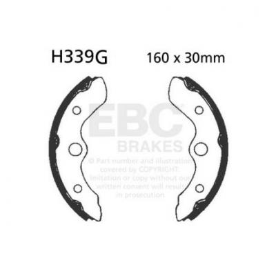 EBC Спирачни накладки Sintered SFA323/2HH