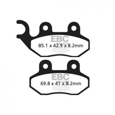 EBC Спирачни накладки SFAC SFAC264