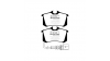 Задни спирачни накладки EBC Redstuff Ceramic DP31497C