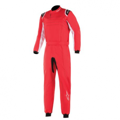 FIA Race suit ALPINESTARS KMX-9 V2 Red/Black