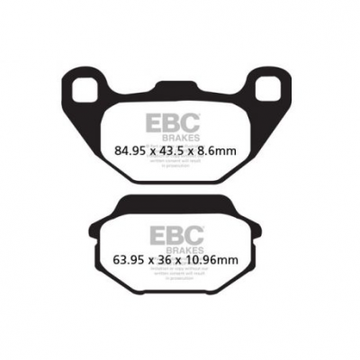 EBC Спирачни накладки Organic FA305TT