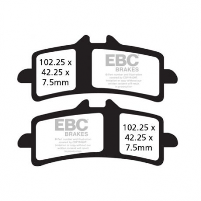 EBC Спирачни накладки GPFA GPFAX447HH
