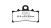 EBC Спирачни накладки Sintered FA606HH