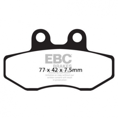 EBC Спирачни накладки Organic FA167