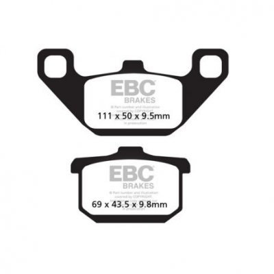 EBC Спирачни накладки Sintered FA085HH