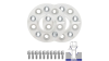 Комплект от 2бр фланци (с резба) за Nissan NV400  - 20mm, 5x130, 89,1