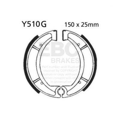 EBC Спирачни челюсти Grooved Y510G