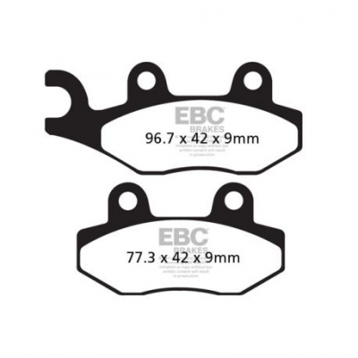 EBC Спирачни накладки Organic FA228