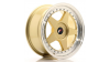 JR Wheels JR6 17x8 ET20-35 BLANK Gold w/Machined Lip