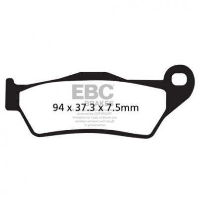 EBC Спирачни накладки Sintered SFA181HH