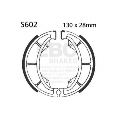 EBC Спирачни челюсти Organic S602