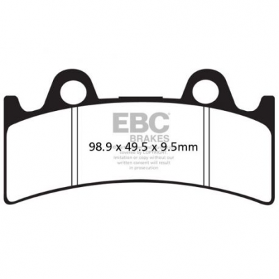 EBC Спирачни накладки Sintered FA190HH