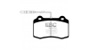 Предни спирачни накладки EBC Yellowstuff Street + Track DP41031/2R
