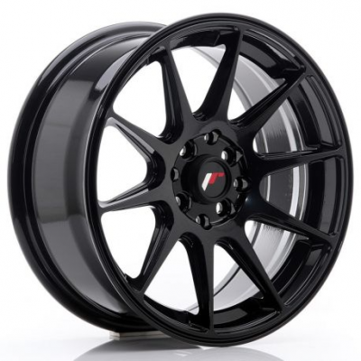 JR Wheels JR11 16x7 ET30 4x100/114 Glossy Black