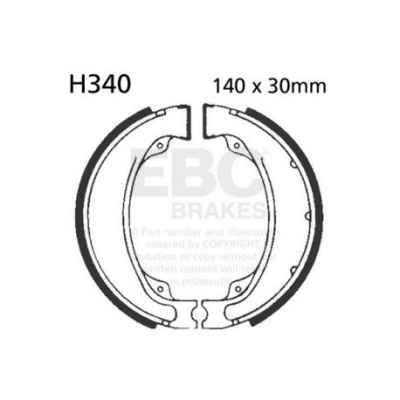 EBC Спирачни челюсти Organic H340