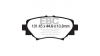 Задни спирачни накладки EBC Ultimax OEM Replacement DPX2186
