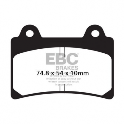 EBC Спирачни накладки Semi-Sintered FA123V