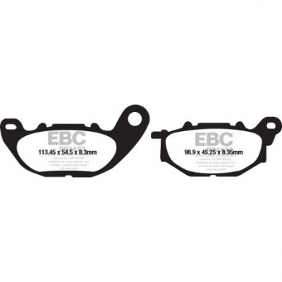 EBC Спирачни накладки Organic FA663