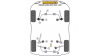 Powerflex Преден тазмпон за двигател вътрешен Porsche Cayman 987C (2005 - 2012)